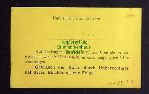 127729 Eintrittskarte München 1894 Internationale Kunst Ausstellung