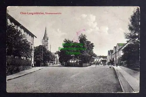 127820 AK Ober-Langenbielau i. Schlesien Bielawa 1914 Straßenansicht