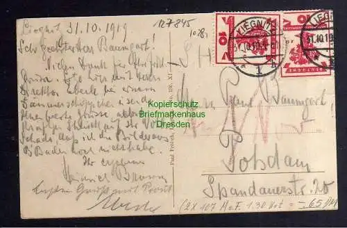 127845 AK Liegnitz Schlesien 1919 Weingrosshandlung Weinstuben Heinrich Debray
