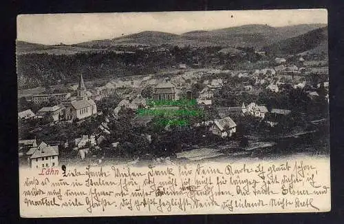 125610 AK Lähn Riesengebirge  1906 Panorama Kirche Wlen