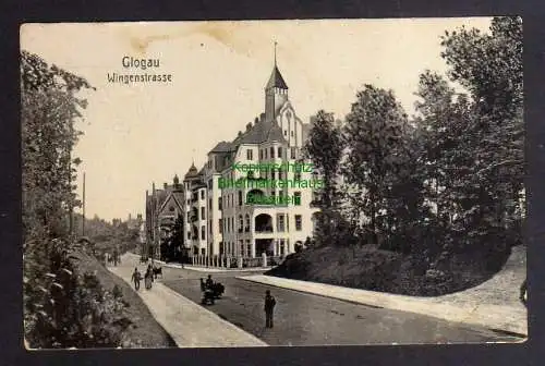 125719 AK Glogau Glogow 1909 Wingenstrasse