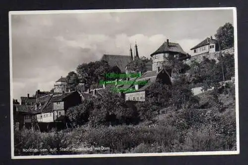 124715 AK Nordhausen Harz 1938 Stadtverwaltung mit Dom