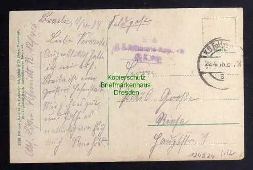 124824 AK Braila Sta. Imperatul Trajan 1918 Feldpost