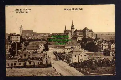 124853 AK Torgau Elbe 1926 Stadtkirche Schloss Hartenfels