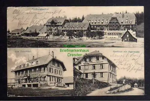 124766 AK Feldberg 1907 Schwarzwald Feldberggasthof Gasthaus zum Feldbergturm