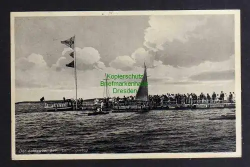 124228 AK Schlawa Der Schlawaer See Das schlesische Meer 1933