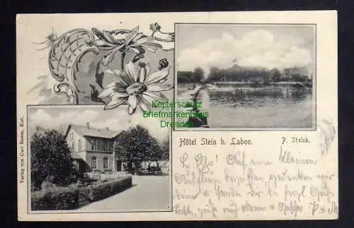 123337 Ansichtskarte Hotel Stein bei Laboe 1901 Verlag Reese Kiel