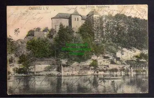 123760 AK Oelsnitz i. V. Schloss Voigtsberg 1904
