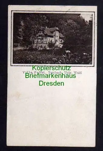 120591 AK Tambach Dietharz Villa Pabst 1929 Werbung Reklame