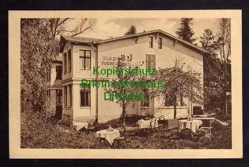 119991 AK Koserow Usedom um 1925 Pension Schuchardt Hauptstraße