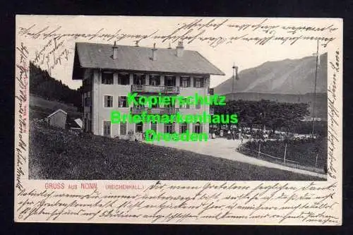 119116 AK Nonn Bad Reichenhall 1903 Gasthaus mit Biergarten