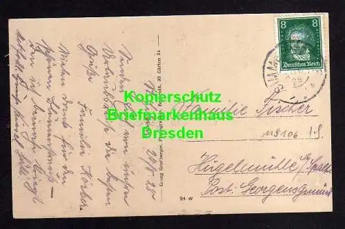 119106 AK St. Helena Fränkische Schweiz 1928 Obernaifermühle Mittelnaifermühle O