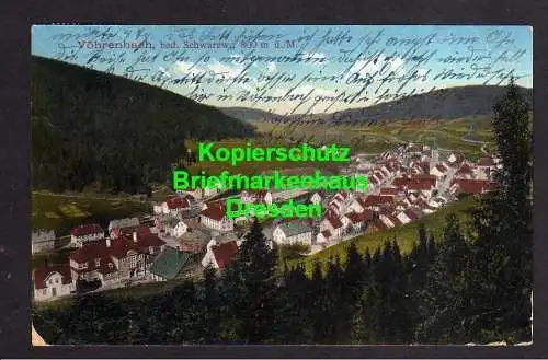 118498 AK Vöhrenbach badischer Schwarzwald 1915