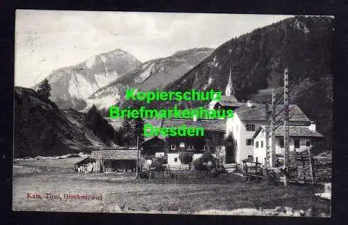 118447 AK Kals am Großglockner Tirol Glocknerwirt 1914