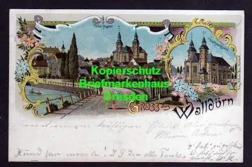 118618 AK Walldürn 1903 Litho Wallfahrtskirche Totale