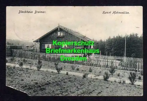 119167 AK Hahnenklee 1913 Blockhaus Breimer