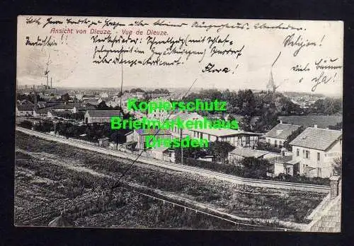 119155 AK Dieuze Panorama 1908 Lothringen