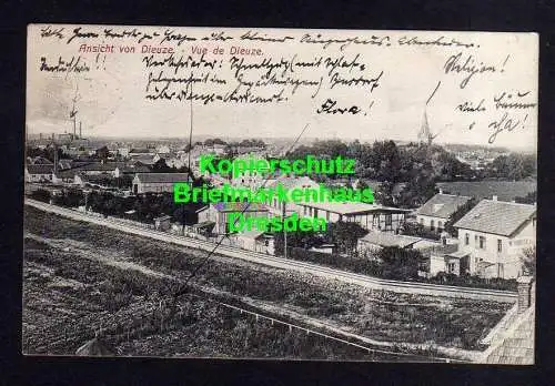119155 Ansichtskarte Dieuze Panorama 1908 Lothringen