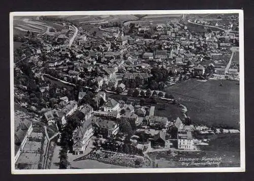 113737 Ansichtskarte Simmern Hunsrück Original Fliegeraufnahme Luftbild um 1935