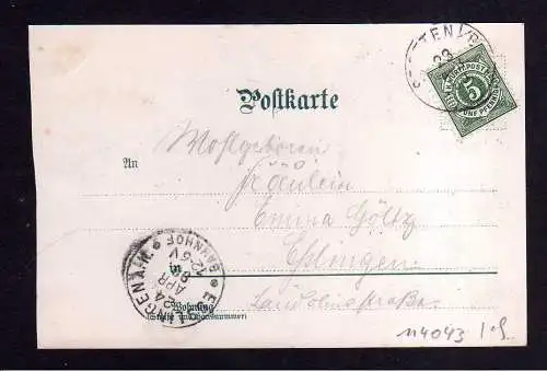 114043 AK Stetten i. Remsthal  Litho 1899 Aussichtsturm Kernen Haus R. Kaufmann