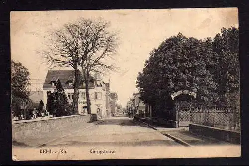 113754 AK Kehl a. Rhein 1912 Kinzigstrasse