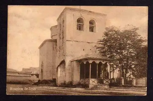 105729 Ansichtskarte Biserica St. Sava Weißkirchen Bela Crkva  um 1935