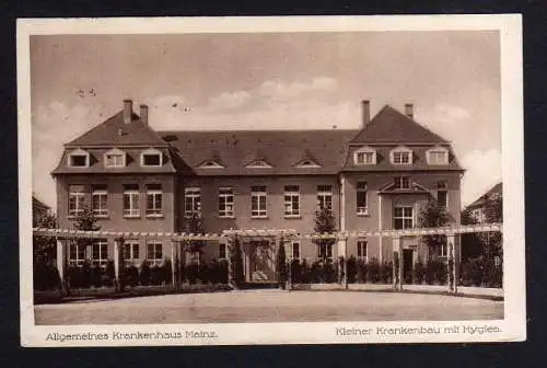 105851 AK Mainz Allgemeines Krankenhaus Hygiea 1918
