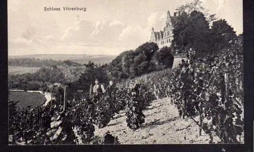 105756 Ansichtskarte Schloss Vitzenburg bei Querfurt 1913