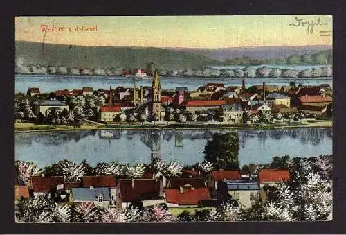 104962 Ansichtskarte Werder an der Havel 1937