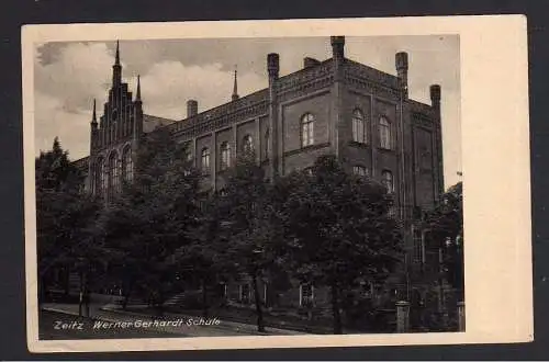 103868 AK Zeitz Werner Gerhardt Schule um 1935