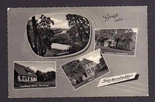 103161 Ansichtskarte Stöckendrebber Neustadt am Rübenberge 1963 KaufhausDierking Gasthaus G