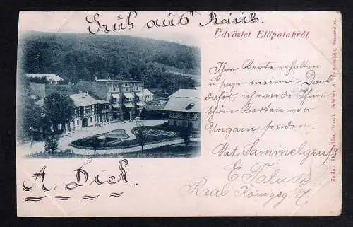 103384 Ansichtskarte Györ Elöpatakrol 1899 Ungarn