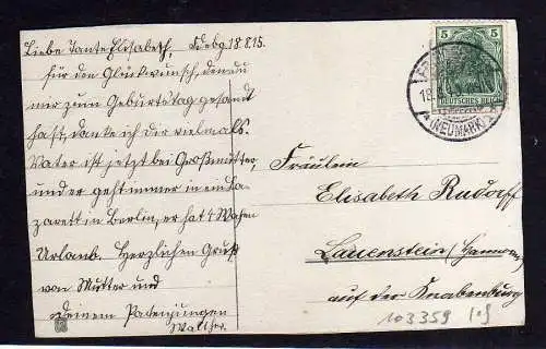 103359 AK Mitlitär 1. WK Den Frieden zu wahren ... im eisernen Kleid Wappen 1915