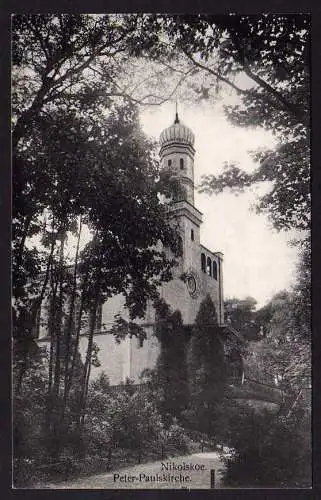 43554 Ansichtskarte Berlin Nikolskoe Peter Pauls Kirche