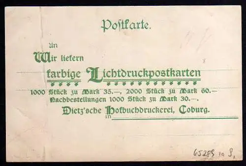 65289 AK Berlin Charlottenburg Mausoleum 1900 Reklame