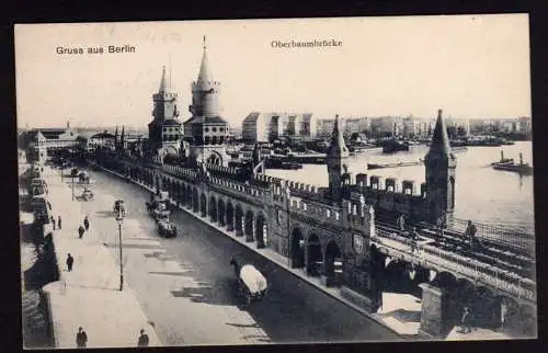 36764 AK Berlin Oberbaumbrücke ungelaufen um 1910