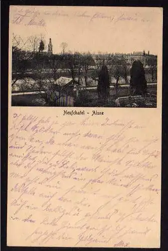 68483 Ansichtskarte Neufchâtel-sur-Aisne 1916
