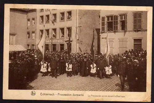 43376 Ansichtskarte Echternach 1933 Procession dansante Processi