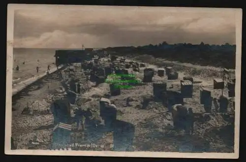 134134 Ansichtskarte Ostseebad Prerow Darss Strandleben Fotokarte um 1935