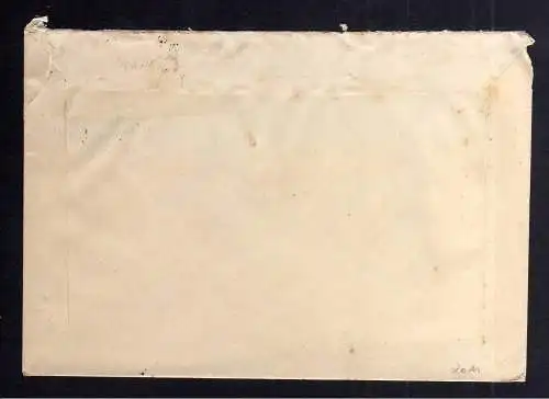 B2011 Brief SBZ Gebühr bezahlt 1946 Deutscheinsiedel Erzgebirge Bayr. Rotes Kreu