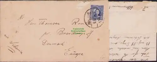 B15885 Brief Shanghai China 1939 mit mehrseitigem Inhalt nach Braderup Denmark