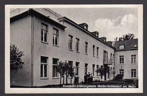 87973 AK Niederdollendorf Eisenbahn Erholungsheim 1944 Königswinter