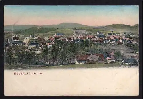 87916 AK Neusalza Neusalza-Spremberg Panorama um 1910 Verlag Ulbricht 604