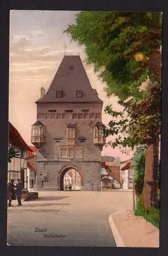 87276 Ansichtskarte Soest Osthofentor 1916