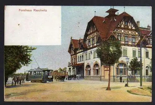 87264 AK Forsthaus Raschwitz b. Markkleeberg um 1900