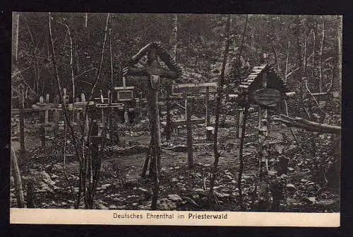 87306 AK Priesterwald bei  Saint-Mihiel Deutsches Ehrental Friedhof 1916 Krieg