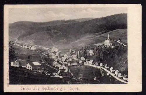 87241 AK Rechenberg Erzgebirge um 1910
