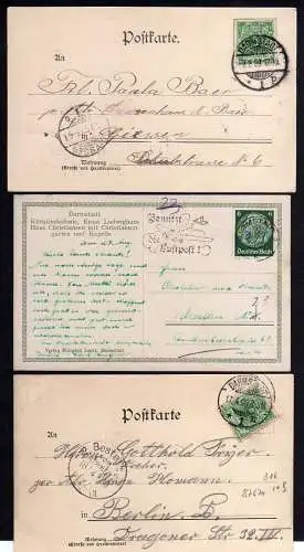 87670 3 AK Darmstadt Künstlerkolonie 1937 Elisabethenstift 1899 Russische Kapell