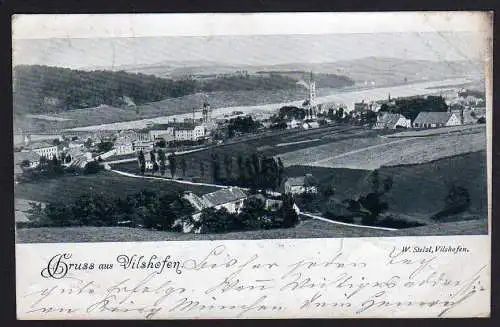 76859 Ansichtskarte Vilshofen 1899