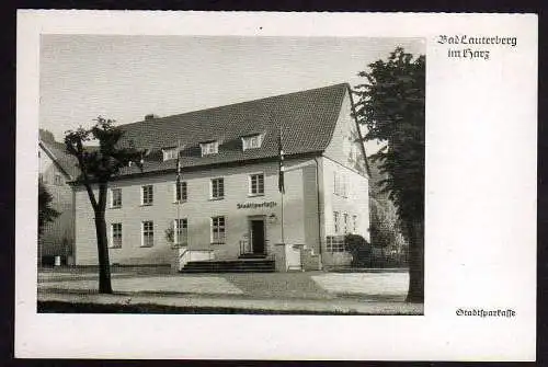 76918 AK Bad Lauterberg Harz Stadtsparkasse 1939 100 Jahre Wasserheilbad